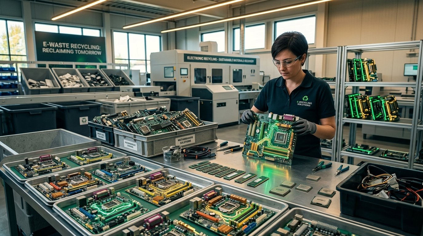 Triagem e Reciclagem de Eletrônicos Eletro Garimpo Jaú